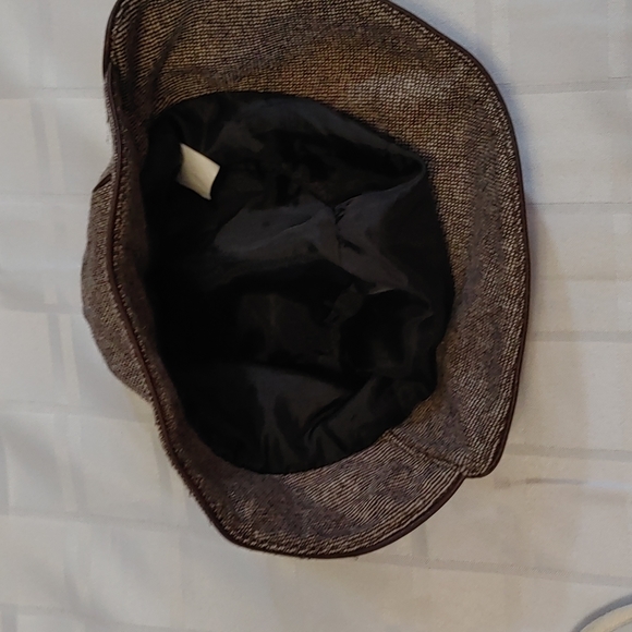Wool with Leather Trim Bucket Hat - Picture 3 of 12